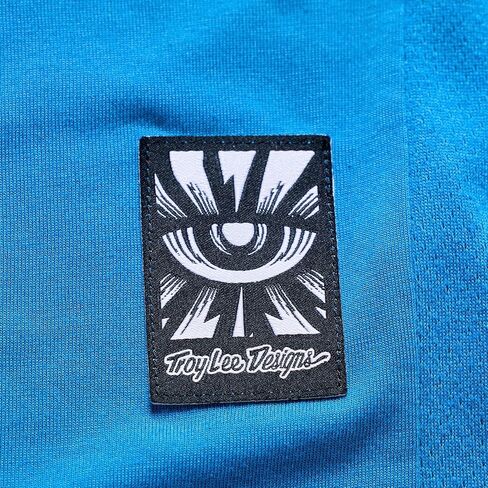 تي شيرت Troy Lee Designs Skyline Ride SS، مقاس One Eye Aero Blue، مقاس متوسط in Kuwait