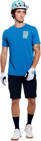 تي شيرت Troy Lee Designs Skyline Ride SS، مقاس One Eye Aero Blue، مقاس متوسط in Kuwait