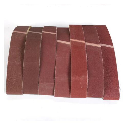 7 قطع 50 × 686 ملم حزام سنفرة كاشط للمعدن الخشب طحن ساندر 120-1000 حزام حصى تلميع المواد المعدنية (خليط) in Saudi Arabia