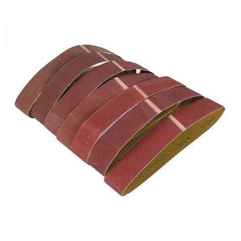 7 قطع 50 × 686 ملم حزام سنفرة كاشط للمعدن الخشب طحن ساندر 120-1000 حزام حصى تلميع المواد المعدنية (خليط) in Saudi Arabia