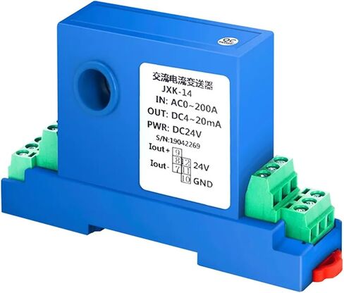 DC Bidirectional Current Transmitter 0-500A Sensor Transducer 4-20mA 0-10V 0-5V Converter DC24V(Jxk-7-20-d) in Kuwait
