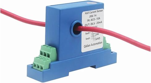 AC DC Current Transmitter 0-150A Sensor Hall Transducer 4 20ma RS485 DC24V(Hole Diameter 12MM-DC 0-20MA Output) in Kuwait