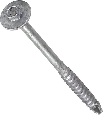 Simpson Strong-Tie SDWH27800GR30 Strong-Drive SDWH Timber-HEX HDG Screw 0.276 in. x 8 in. 3/8 Hex (30-Qty) in Kuwait
