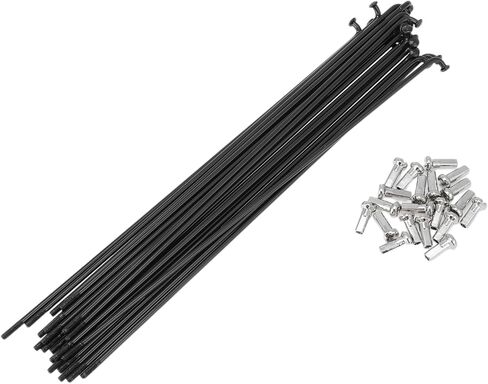 20 Set 13G Bicycle Spokes Bike Wheel Spoke 304 Stainless Steel Black in Kuwait