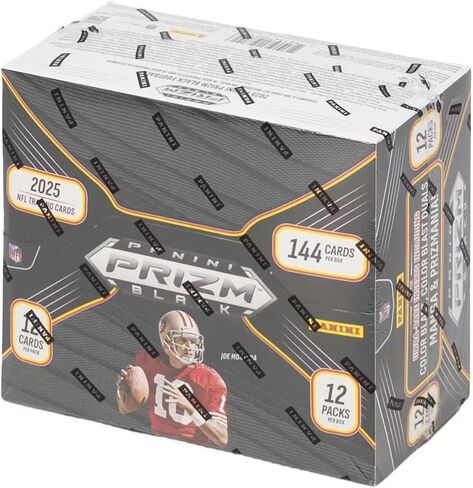 2025 Panini Prizm Black Football Hobby Trading Card Box (3 توقيعات لكل صندوق) in Kuwait