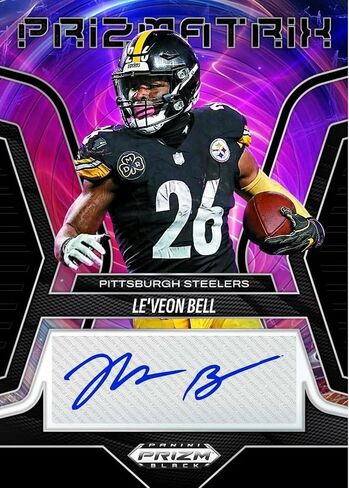 2025 Panini Prizm Black Football Hobby Trading Card Box (3 توقيعات لكل صندوق) in Kuwait