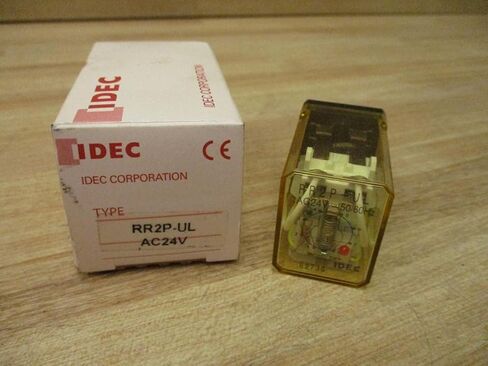 مرحل طاقة IDEC RR2P-ULAC24V، اتصال DPDT، مرحل صناعي 10 أمبير، ضوء مؤشر، تصنيف HP للمحركات الصغيرة والملفات اللولبية، جهد ملف 24 فولت تيار متردد، طرف 8 دبابيس، متين in Kuwait