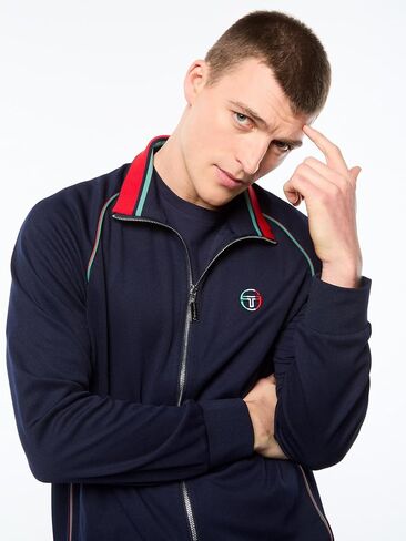 سترة خفيفة الوزن للرجال من Sergio Tacchini Eredita - أبيض لامع in Kuwait