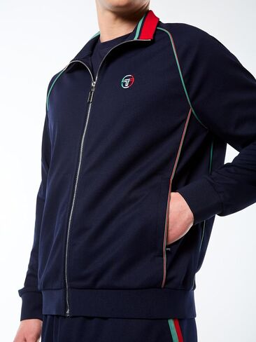 سترة خفيفة الوزن للرجال من Sergio Tacchini Eredita - أبيض لامع in Kuwait
