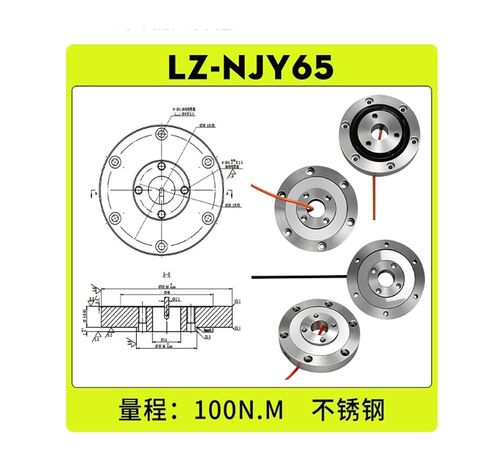 محول عزم الدوران الثابت من نوع القرص LZ-NJY65 الفولاذ المقاوم للصدأ 100N.m لمعدات الأتمتة الصناعية in Kuwait