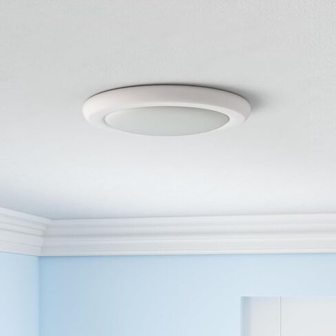 نورا لايتنج NLOPAC-R650930AW NLOPAC-R650930AW-15 وات LED 6 بوصات سطحية للتركيب AC Opal-3000K-1,050 Lumens-120V-White، سطح جبل أبيض in Kuwait