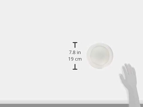 نورا لايتنج NLOPAC-R650930AW NLOPAC-R650930AW-15 وات LED 6 بوصات سطحية للتركيب AC Opal-3000K-1,050 Lumens-120V-White، سطح جبل أبيض in Kuwait