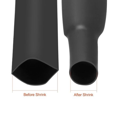 Heat Shrink Tubing 18mm Dia 29mm Flat Width 1m 2:1 Heat Shrink Tube Wire Wrap Clear in Kuwait