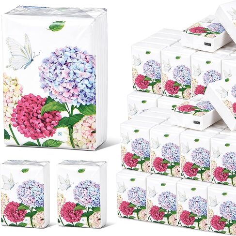 Tinlade 50 Pcs 2026 VBS Church Pocket Tissues Gifts Welcome to Our Church Pocket Tissues Bulk Sunday School Christian Bible Verse Travel Packs 3 Ply Mini Travel Size for Religious Party Favor in Kuwait