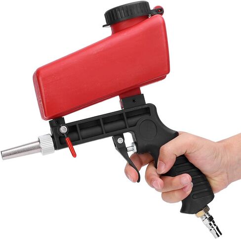 HURRISE Pneumatic Sandblasting Machine Industrial Portable Hand Held Sand for Metal in Kuwait