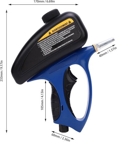 Zerodis Other Spraying Tools Equipment 510ml Capacity 90 PSI with ZG1/4 Connector Adjustable Valve for Paint Rust Removal Portable Sandblaster Handheld Sand Blasting Home in Kuwait