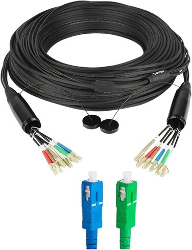 OM2 Multi-Mode TPU Optical Fiber Jumper 2/4/6/8/12 core LC/SC/FC/ST(SC-SC 8 core; 500m) in Saudi Arabia