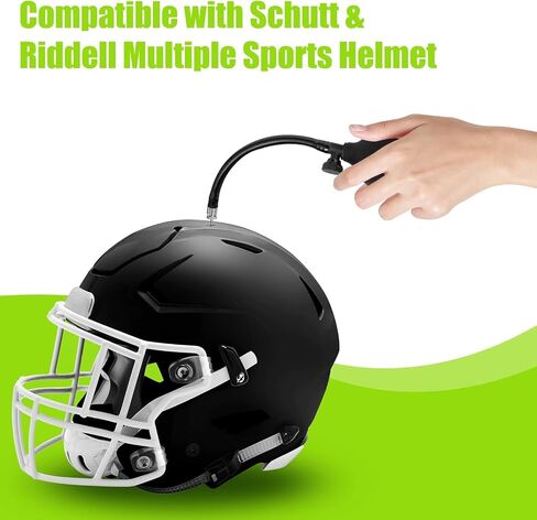 براغي إبهام خوذة كرة القدم ومضخة خوذة وإبرة نفخ متوافقة مع Riddell SpeedFlex، احتفظ بنظام تثبيت خوذة كرة القدم للشباب Speedflex Chinstrap لتقليل إصابة الرأس in Kuwait