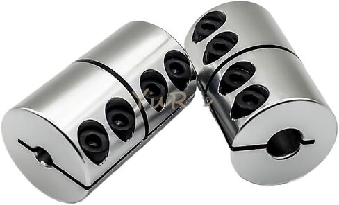 1PCS D55L65 SB Rigid Clamp Coupling Bore 9.5mm Aluminium D55 L65 Screw Rod Drive Shaft Jaw Shaft Motor Coupler in Kuwait
