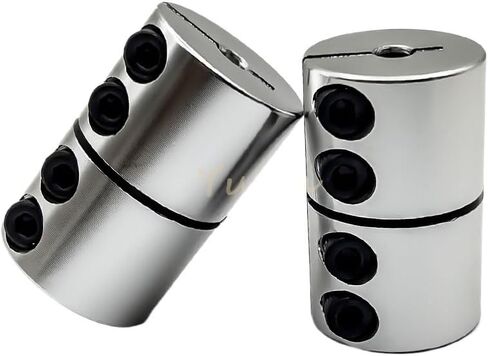 1PCS D32L45 SB Rigid Clamp Coupling Bore 8/10/14mm Aluminium D32 L45 Screw Rod Drive Shaft Jaw Shaft Servo Motor Coupler(10mm to 10mm) in Kuwait