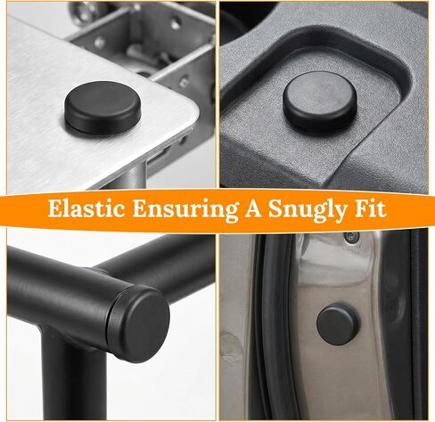 50 PCS Silicone Rubber Hole Plug, 5 Sizes Silicone Stopper for Powder Coating Waterproof Hole End Covers Black Hole Plugs for Pipe Holes Test Tube Plugs in Kuwait