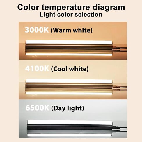 Konideke (4 Set) F8T5/CW 8 Watt and F13T5/CW 13 Watt, T5 12 Inches 8W and 21 Inches 13W Under Counter Fluorescent Light Bulbs, Cool White 4100K G5 Cap in Kuwait