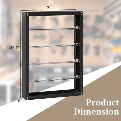 Wire Spool Rack, Wire Dispenser with 4 Detachable Rods, Wall Mounted Spool Storage Rack Wire Spool Holder for Electrical, Industrial & Retail Use in Kuwait