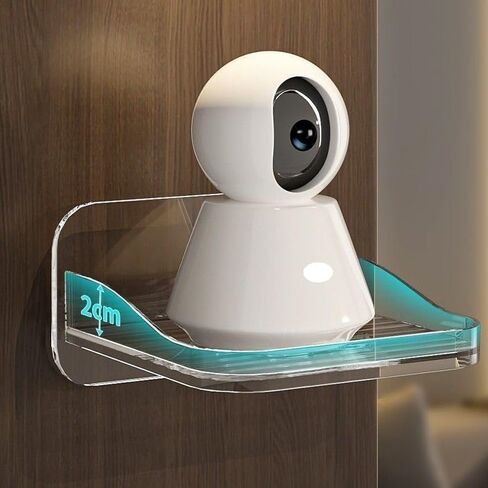 Nail-Free Wall-Mounted Monitoring Bracket, Floating Storage Shelf for Home Small Items in Kuwait