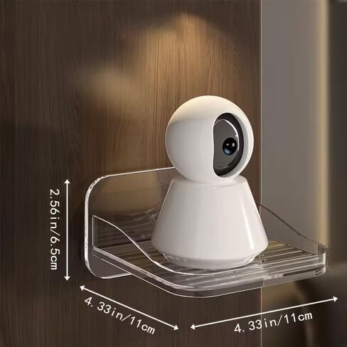 Nail-Free Wall-Mounted Monitoring Bracket, Floating Storage Shelf for Home Small Items in Kuwait
