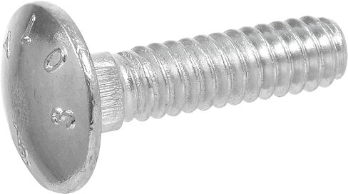 Hillman 240375 Carriage Bolt, 5/8 x 3-Inch, Steel, Zinc-Plated, Silver, 25-Pack in Kuwait