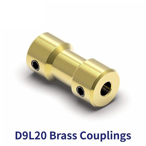 D9L20 2mm/2.3mm/3mm/3.17mm/4mm/5mm/6mm Brass Flexible Motor Shaft Coupler Transmission Connector 1Pcs(2mm to 2.3mm) in Saudi Arabia