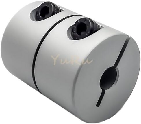1PCS D15L20 SB Series Rigid Clamp Coupling D15L20 Bore 2/4/5/6/8mm Aluminium Drive Shaft Jaw Shaft Motor Coupler(5mm to 5mm) in Kuwait