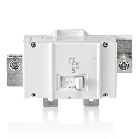 Leviton LM225-T 225A قاطع الدائرة الرئيسي ثنائي القطب، مغناطيسي حراري، أبيض in Kuwait