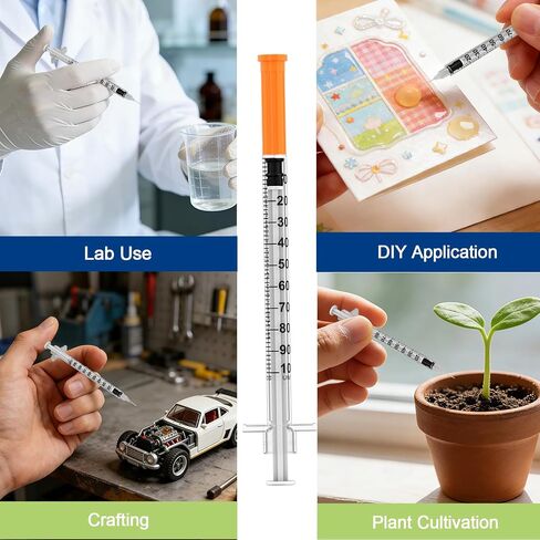 1ml/cc Disposable Syringe with 30Ga 5/16" (8mm)Needle,30 Pack | Individually Wrapped in Kuwait