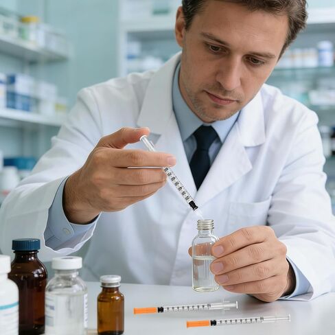 1ml/cc Disposable Syringe with 30Ga 5/16" (8mm)Needle,30 Pack | Individually Wrapped in Kuwait