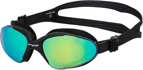 ORCA Swimming Goggles Killa Comfort - Soft Silicone for Open Water | Wide Field of Vision and Ergonomic Gasket - Engineered for Sea Orientation and Open Water Swimming. in Kuwait