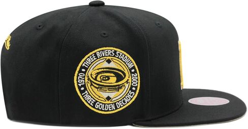 قبعة Mitchell & Ness Pittsburgh Pirates Cooperstown MLB Team Classic Snapback Hat - أسود in Kuwait