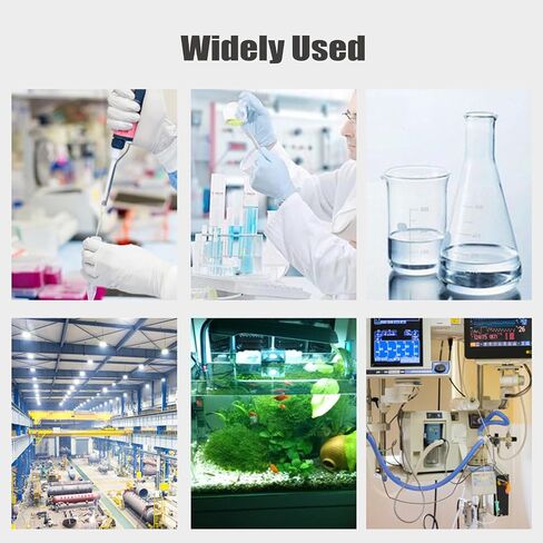 Lab Dosing Pump, Intelligent Peristaltic Pump, with 2x4MM BPT Tube/Foot Switch, Multiple Setting Modes, 0-40ml/min Flow Rate Adjustable, for Laboratory Aquarium in Kuwait