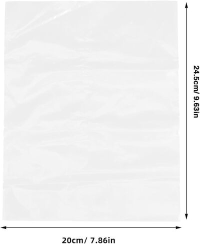 PRETYZOOM 50Pcs Clear Flower Bouquet Water Retainer Bags 9.64X7.87In Floral Sleeves for Fresh Flower Arrangements Retail Event Use in Kuwait