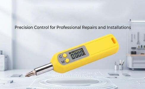 Cryfokt Digital Torque, 1/4 Inch Drive 2N.m Torque Range with LCD Display and Auto Shutdown, for Automotive Mechanical Industries and Electronics in Kuwait