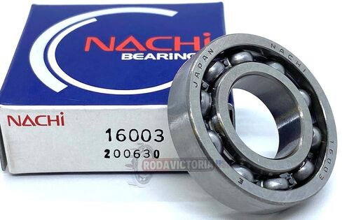 NACHI Japan 16003 محامل كروية ذات أخدود عميق مفتوحة، بدون أختام 17x35x8mm in Kuwait