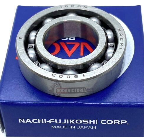 NACHI Japan 16003 محامل كروية ذات أخدود عميق مفتوحة، بدون أختام 17x35x8mm in Kuwait