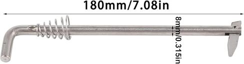Tilt Thrust Rod, Professional Stainless Steel Replacement with Spring for 9.8 Outboard Motors and Chinese Engines in Kuwait