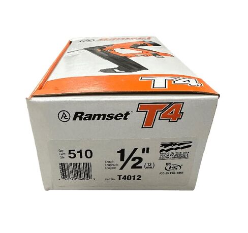 Ramset T4012 1/2 دبابيس فولاذية مع خلية وقود T4 لأداة تشغيل الغاز T4MAG in Kuwait