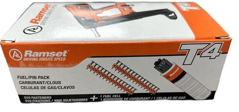 Ramset T4012 1/2 دبابيس فولاذية مع خلية وقود T4 لأداة تشغيل الغاز T4MAG in Kuwait