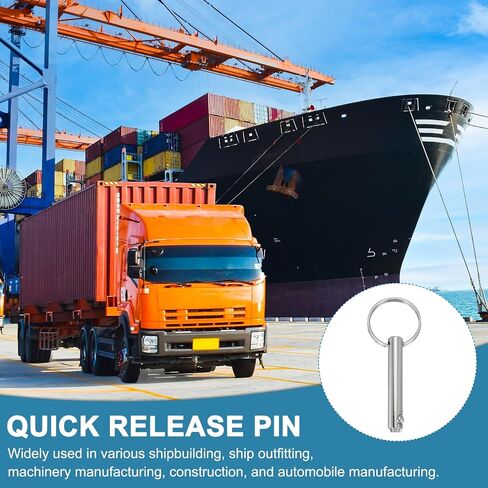 MECCANIXITY دبوس الإفراج السريع، Bimini Top Pin الأجهزة البحرية الكربون الصلب لملحقات القوارب تصنيع الآلات مفصل سطح السفينة in Kuwait