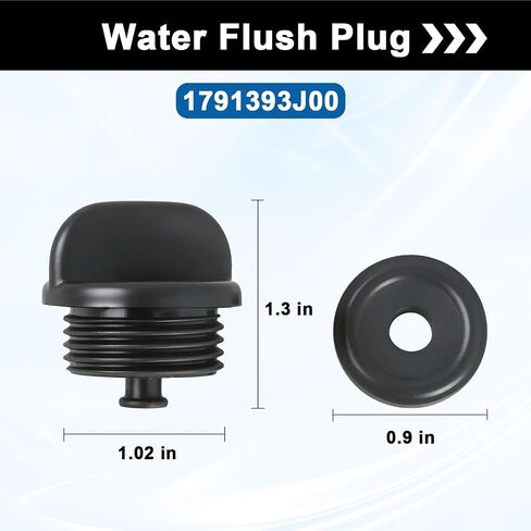 قابس تدفق الماء مع حشية متوافق مع محركات سوزوكي الخارجية 4 أشواط DF150-350HP وDF90A استبدال #: 1791393J00 17913-93J00 17914-93J01 in Kuwait