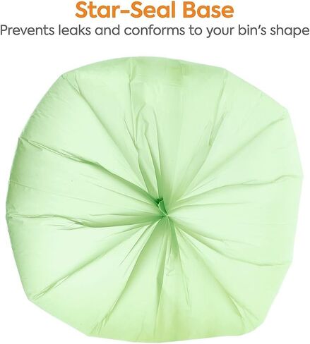 Coastwide Professional 60 Gallon Trash Bag with 30% PCR, 38" x 58", Low Density, 0.8 mil, Green, 100 Bags/Box in Kuwait
