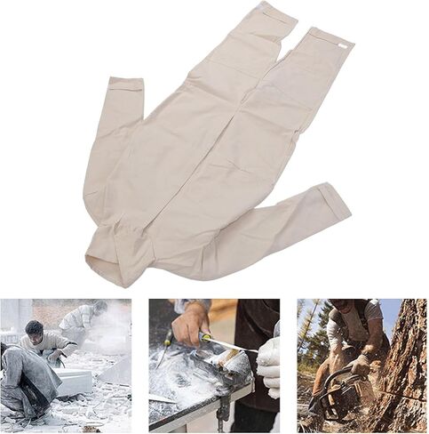 Sandblast Suit Leather Canvas Size M 21.7in Shoulder 24.8in Arm for Sandblasting Operators, Rubble Debris Protection, Industrial Painting Cutting Blasting in Kuwait