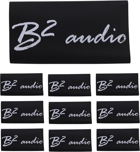 B2 Audio 10 عبوات من 0 مقياس حرارة أسود يتقلص مع شعار الصوت B2 in Kuwait